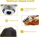 Unstuffed Woodland Squeaky Dog Toys — 5 Pack