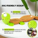 Dog Puzzle Enrichment Toy — Squeaky Crinkle Plush Turtle Puppy Toy