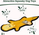 No Stuffing Dog Toys Crinkle Squeaky
