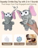 5 Pack Plush Squeaky Dog Toys for Small Dog