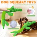 Dog Squeaky Toys Stretchable Crocodile for Interactive Tug of War