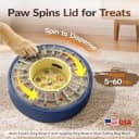Adjustable 5-60 Min Slow Feeder Dog Bowl and Puzzle Feeder Anti-Gulping