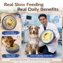 Adjustable 5-60 Min Slow Feeder Dog Bowl and Puzzle Feeder Anti-Gulping