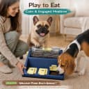 2-Level Dog Puzzle Toy Rotating Treat Dispenser for Small/Medium Dogs