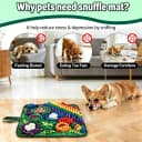 Snuffle mat for cats and dogs 17.7in