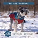 Dog Coat for Medium Dogs — Fleece Dog Winter Jacket with Harness