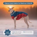 Dog Coat for Medium Dogs — Fleece Dog Winter Jacket with Harness