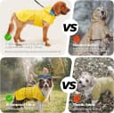 Dog Raincoat Waterproof Dog Rain Jacket for Small to 3X-Large Dogs — M