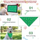 20 Pcs Plain Dog Bandana Bulk for Puppy Dog