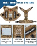 Tactical Dog Harness — No Pull Vest for Large Dogs Desert Camo L