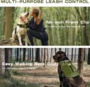 Dog Harness for Large Dogs — No Pull Tactical Vest with Front Clips