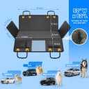 Dog Car Seat Cover for Back Seat — Hard Bottom Hammock Hold 400lbs For Cars