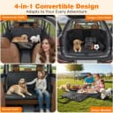 4 in 1 Dog Car Seat Cover for Back Seat — Waterproof Hammock