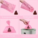 Poop Bags Rolls 256 Count - 9x13 Inches Pink Thickened Leakproof Lavender scent Poo Bags for Dogs — Pet Waste