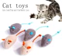 Cat Toy Interactive Toy Plush Mouse Shaped Toy — (3 Pack)