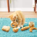 Plush Bread Catnip Toys for Indoor Cats 6 Pack