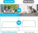 Cat Window Perch — Cat Hammock w/Fleece Blanket Upgraded Screw Suction Cups