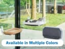 Foldable Cat Hammock for Window (White Bolster Bed