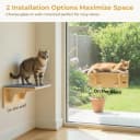 2-in-1 Cat Window Perch and Wall Shelves