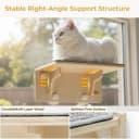 2-in-1 Cat Window Perch and Wall Shelves