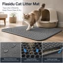 Cat Litter Mat — 30" x 22" Extra-Large, Double-Layer Honeycomb Litter Mat