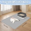 Silicone Cat Litter Mat for Litter Box 40”x28” Large Cat Mat