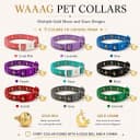 Breakaway Cat Collar with Bell for Kittens and Cats