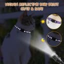 16 PCS Breakaway Cat Collars with Bells Reflective Cat Collar Safety Nylon Kitten Collars Cat Collars for Girl