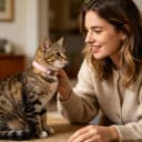 Leather Cat Collar with Bell Breakaway- Adjustable