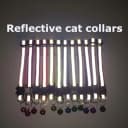 6 Pack Reflective Cat Collar with Bell