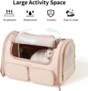 Cat Carrier — Airline Approved Dog Carrier with Rollable Cover