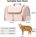 Cat Carrier — Airline Approved Dog Carrier with Rollable Cover