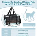 Cat Carrier Soft with Safety Buckles