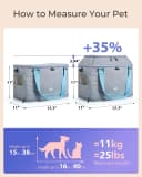 Top-Expandable Pet Carrier: Airline Approved Pet Travel Bag for Cats/Dogs Up to 20 Lbs | Soft-Sided