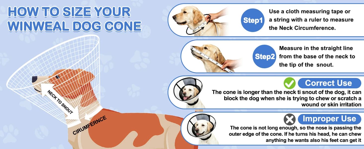 Dog Cone to Stop Licking — Soft Dog Cone Collar Alternative After Surgery — product details