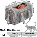 Soft-Sided Cat/Dog/Pet Carrier — Collapsible Pets Travel Carriers