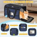 Large Cat Carrier — Soft Sided Travel Pet Carrier Airline Approved