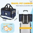 Large Cat Carrier — Soft Sided Travel Pet Carrier Airline Approved