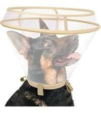 Dog Cone to Stop Licking — Clear Recovery Collar with Detachable Zipper — collection imagery