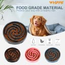 Slow Feeder Dog Bowls for Large Medium Dog Non Slip Maze Puzzle Bowl Pet Slower Food Feeding Dishes Interactive