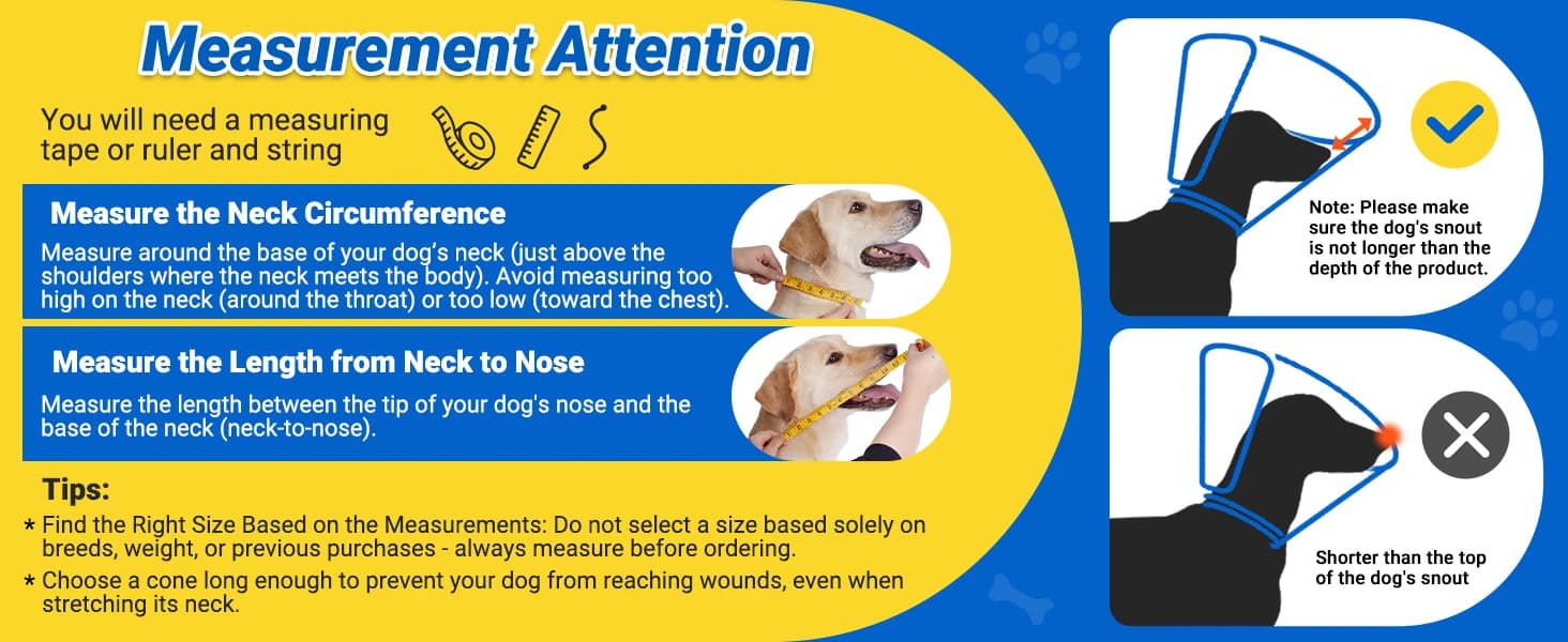 Dog Cone to Stop Licking — Clear Recovery Collar with Detachable Zipper — product details
