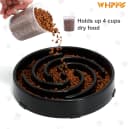 Slow Feeder Dog Bowls for Large Medium Dog Non Slip Maze Puzzle Bowl Pet Slower Food Feeding Dishes Interactive