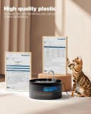 Cat Water Fountain: 108oz/3.2L Cat Fountain Super Silent Pet Drinking Dispenser - Water Fountains for Kitty
