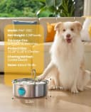 7L/230oz Dog Water Fountain for Multi-pet Household