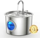 Cat Water Fountain Advanced 304 Stainless Steel 2.2L/74oz with Detachable Tank