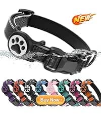 Premium Airtag Dog Collar，with IP68 Waterproof AirTag Holder — collection imagery