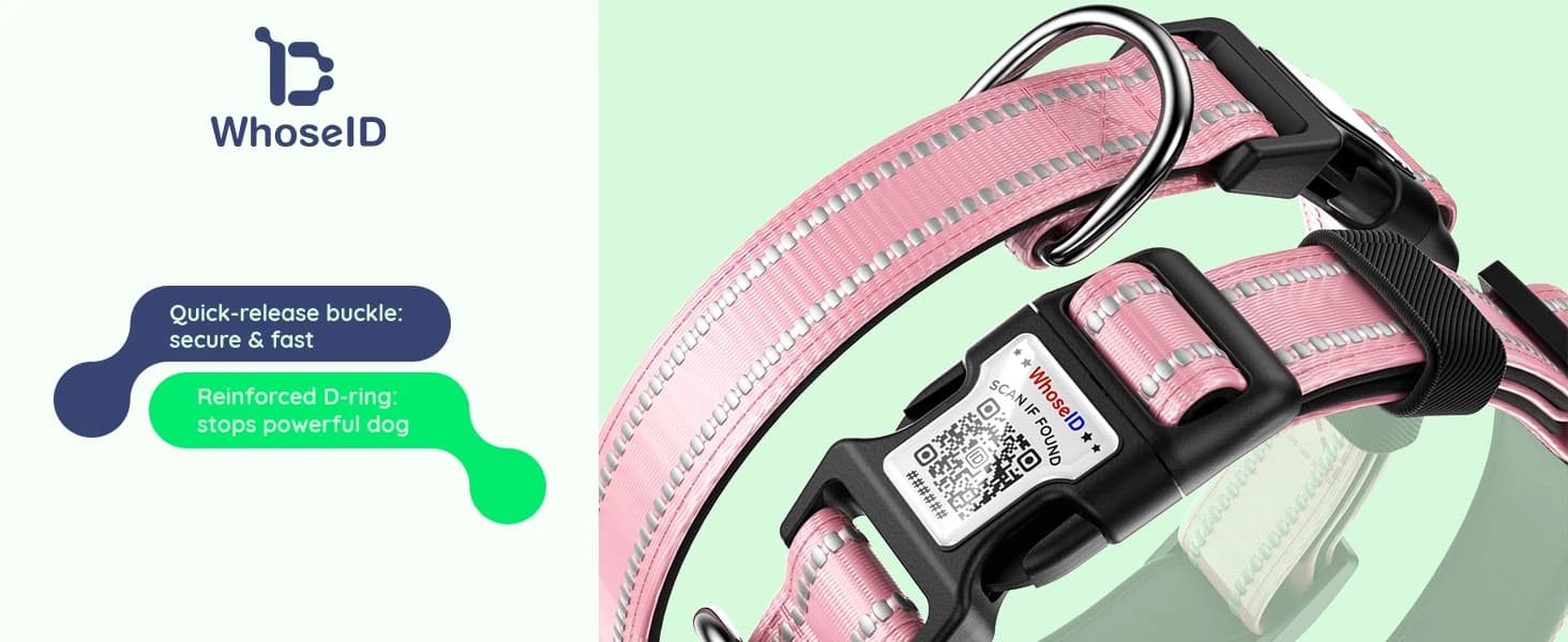 Premium Airtag Dog Collar，with IP68 Waterproof AirTag Holder — product details