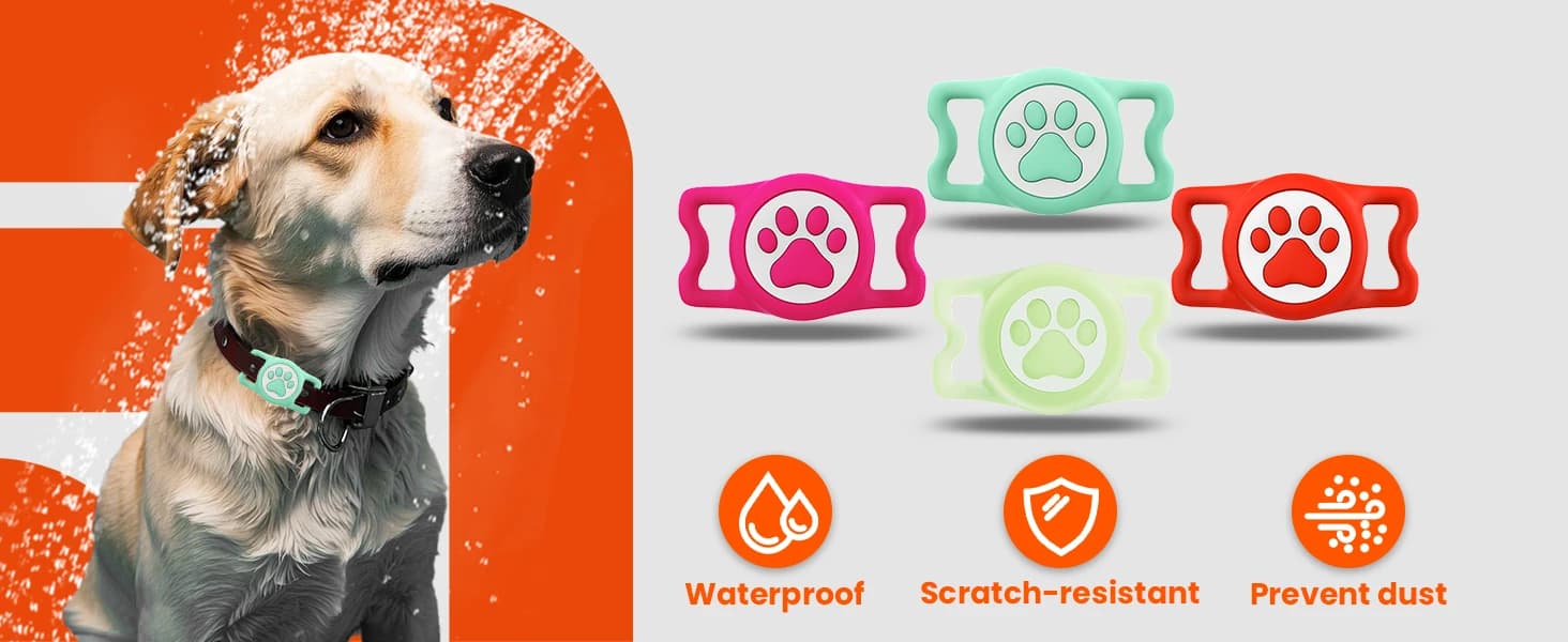 Waterproof Airtag Dog Collar Holder for Apple Air Tag — product details