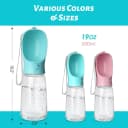 Dog Water Bottle, Leak Proof Portable Puppy Water Dispenser with Drinking Feeder for Pets Outdoor Walking