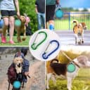 Dog Bowls Pet Collapsible Bowl with Cover Lids